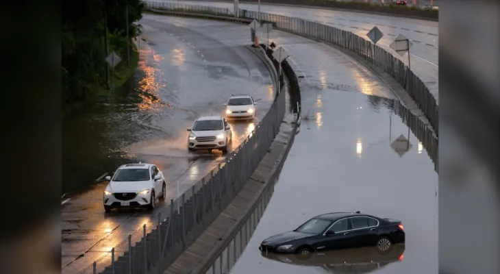 Power outages for hundreds of thousands of customers in Quebec due to heavy rains that the province experienced.
