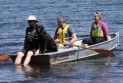 A local group trains dogs for water rescue operations in the Ottawa River.