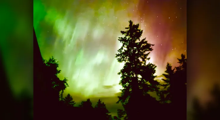 The Northern Lights light up the sky of Ottawa-Gatineau