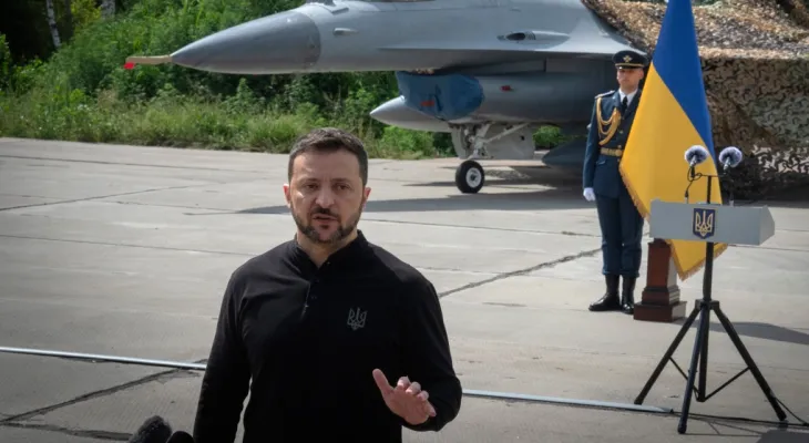 Zelensky confirms for the first time that the Ukrainian army is operating inside the Russian Kursk region.