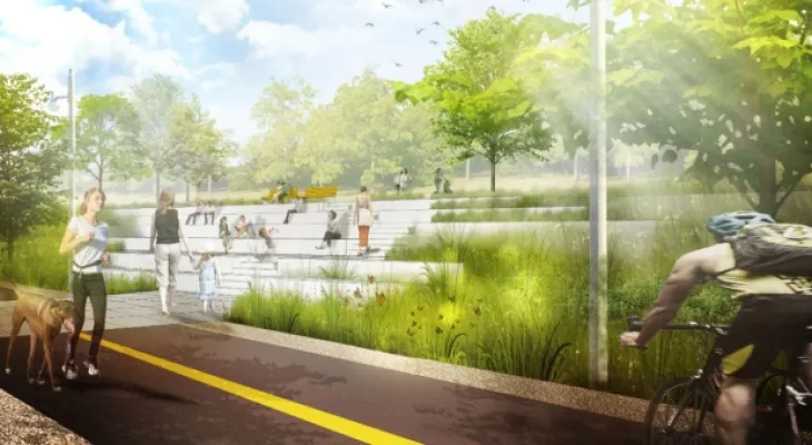The project to extend the railway line west of Toronto for 150 million dollars has sparked anger among city council members.