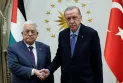 Erdogan hosts Abbas and pledges to continue international pressure on Israel