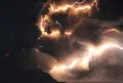 Volcanic eruption in Russia after an earthquake measuring 7.0 on the Richter scale caused a column of ash 5 miles long.