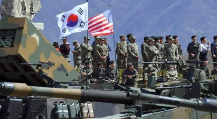 South Korea and the United States will begin joint military exercises tomorrow, Monday.