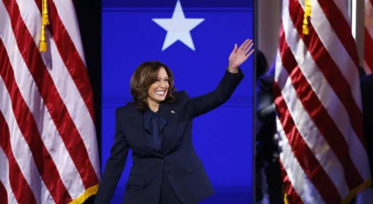 Harris faces Democratic divisions over the Gaza war during her speech at the conference.