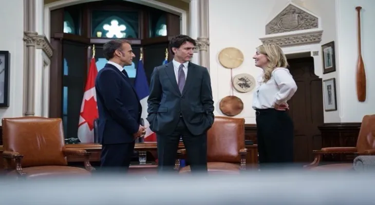 Lebanon and Gaza are at the heart of Trudeau and Macron's talks...