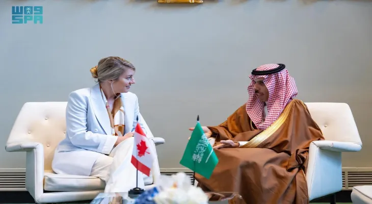 New York : La ministre des Affaires étrangères Mélanie Joly rencontre le ministre des Affaires étrangères saoudien