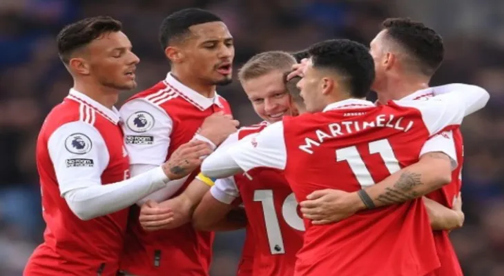 After defeating Leicester: Arsenal tops the Premier League alongside City.