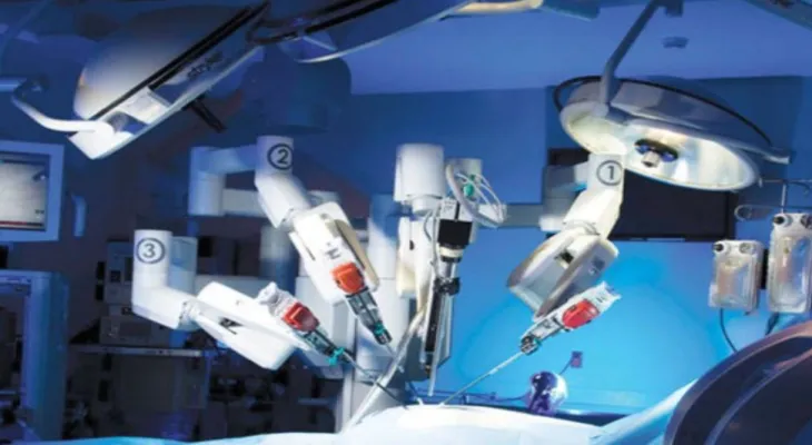 For the first time.. A military hospital in Moscow uses a robotic system to perform surgeries.