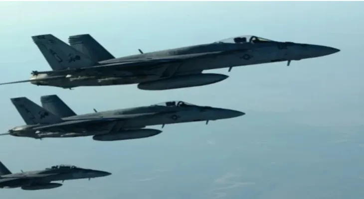 The U.S. sends a fleet of "F-16" aircraft to the Middle East.