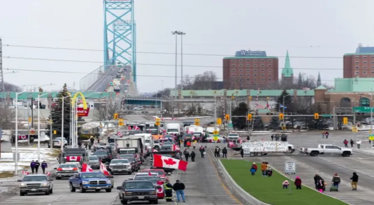 The city of Windsor files a lawsuit against Ottawa over costs related to the Ambassador Bridge blockade of 2022.