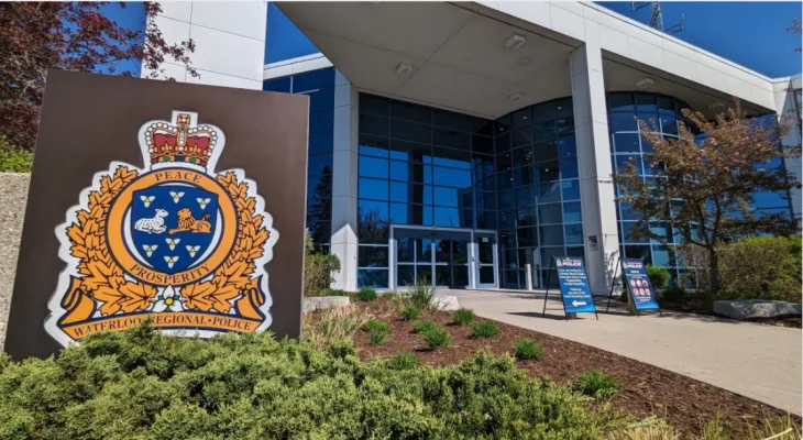 The police announce the arrest of a man accused in two sexual assault incidents in Waterloo.