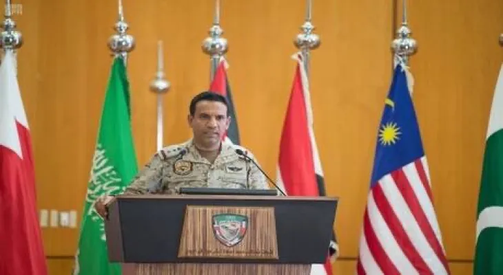 The killing of two Saudi officers and the injury of another in an attack on the coalition camp in Yemen.