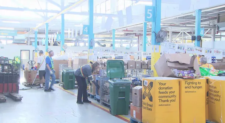 A new report says that the use of food banks in Toronto is higher than ever.