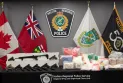 Three men from Toronto are facing 85 criminal charges in the investigation of arms and drug smuggling.