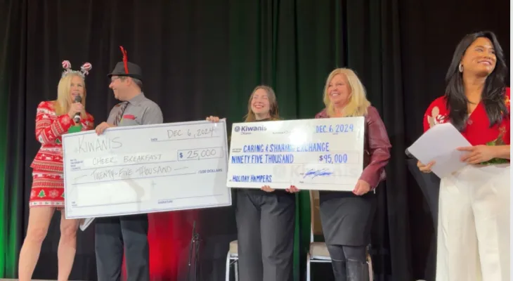 The Christmas Cheer breakfast initiative raises $150,000 to support needy families in Ottawa.