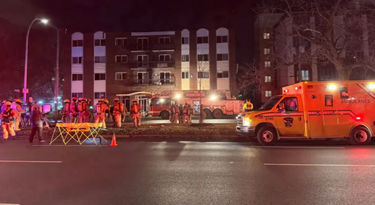 Massive fire in Montreal North causes extensive damage and displaces dozens of families