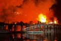 Un incendie détruit une partie emblématique de la promenade Telegraph Cove en Colombie-Britannique