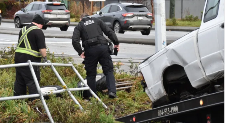 Arrestation d'un homme ayant franchi la frontière canado-américaine en voiture en Colombie-Britannique
