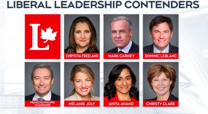 Trudeau announces his resignation from the leadership of the Liberal Party amidst the search for his successor.