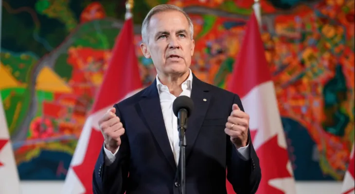 Mark Carney se dirige vers la course à la direction du parti libéral à l'approche des élections.