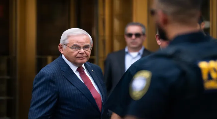 Former U.S. Senator Bob Menendez sentenced to 11 years in prison for accepting bribes from Egypt.