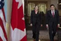 A Canadian ministerial delegation in Washington to persuade the Trump administration against imposing tariffs on Canada.