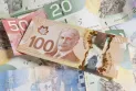 The US dollar rises 1.2% against the Canadian dollar to reach its highest level since 2003.