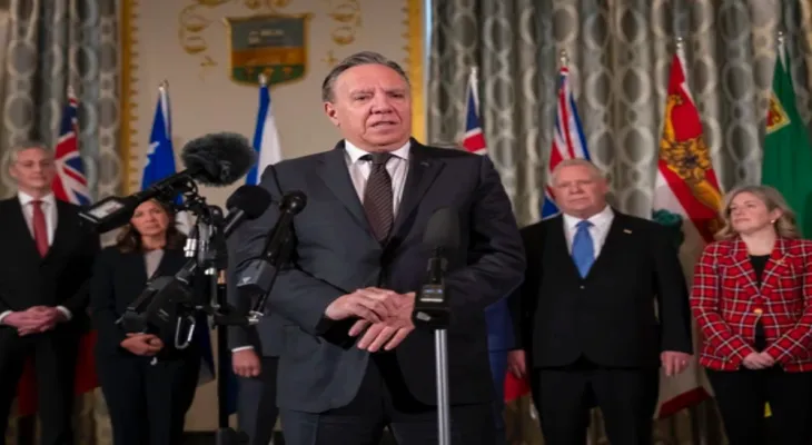Prime ministers and the finance minister describe the tariff discussions with White House officials as "constructive".