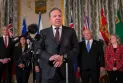 Prime ministers and the finance minister describe the tariff discussions with White House officials as "constructive".