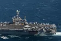 The collision of the American aircraft carrier "Harry S. Truman" with a tanker near the shores of Port Said.