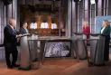 Party leaders in Ontario face off in a heated debate on healthcare, the cost of living, and crime.