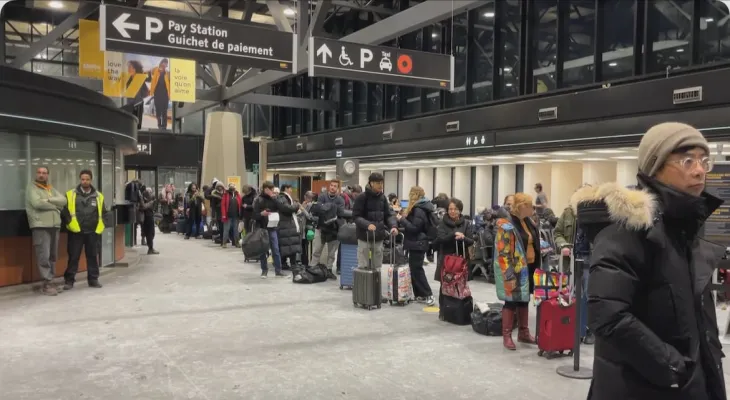 VIA Rail cancels 15 trains and warns of delays in the Ottawa - Toronto - Montreal directions on Wednesday.