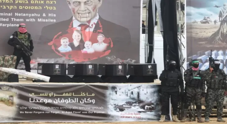 Hamas hands over the remains of four Israeli hostages as part of a prisoner exchange deal.