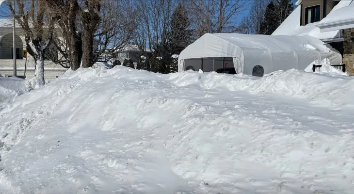 Death of a 13-year-old girl in Montreal after a snow tunnel collapse