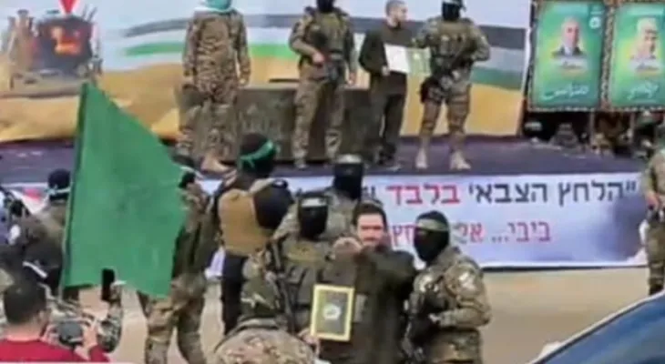 Hamas hands over 5 detainees to Israel and decides to release the sixth without ceremony amid negotiations for the second phase of the deal.