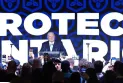 The Progressive Conservative Party wins in Ontario.. and Kroubi loses her seat in Mississauga but confirms her continued leadership of the Liberals.