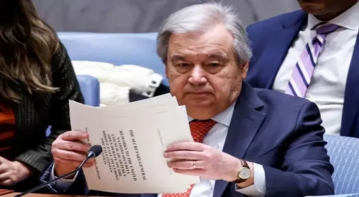 Guterres: The Palestinian state must include Gaza, the West Bank, and East Jerusalem.