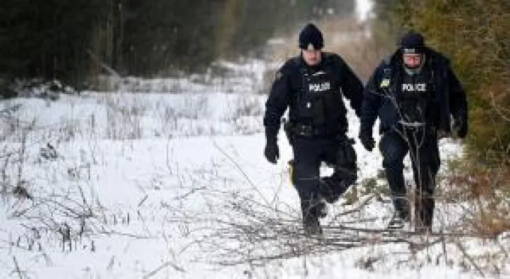 Tension on the border between Canada and the United States due to President Trump's new immigration policies.