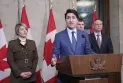 Trudeau describes Trump's decision to impose tariffs on Canada as "very stupid" and announces retaliatory measures.