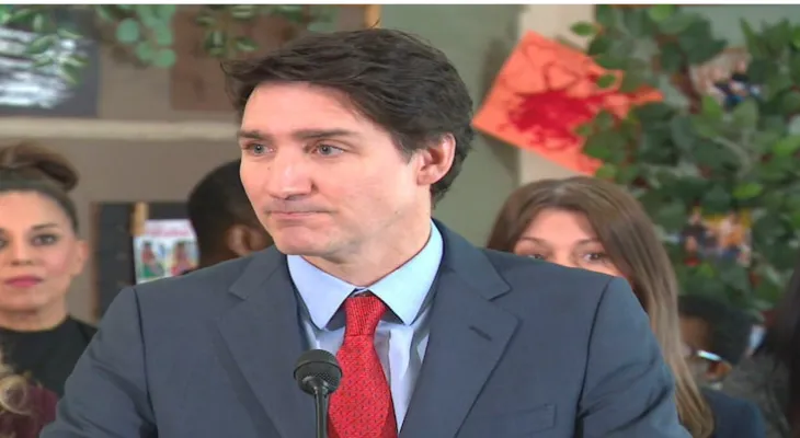 Trudeau pledges not to be a "transitional prime minister" and shows his emotions at one of his final events before leaving office.