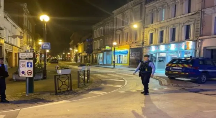 French police storm a bank in Romilly-sur-Seine and free hostages after they were held by an armed suspect.