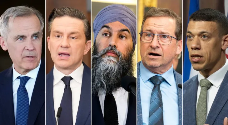 Les dirigeants des partis fédéraux canadiens participent à des entrevues individuelles en français en préparation des élections
