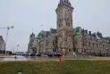 Closure of the Canadian Parliament building in Ottawa due to a man barricaded inside.