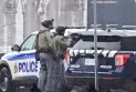 The Canadian police have arrested a man who barricaded himself inside the east wing of the Parliament building in Ottawa.