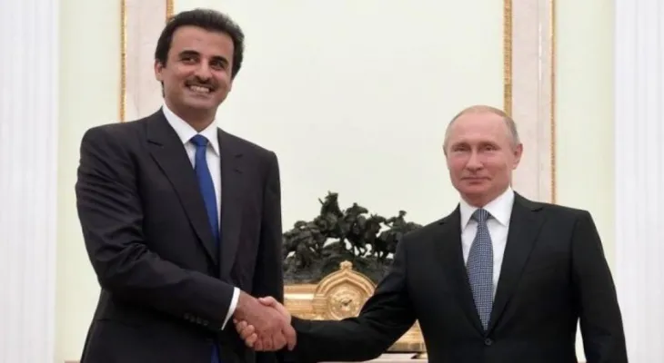 Putin receives the Emir of Qatar in Moscow: Gaza and Syria files and strengthening bilateral cooperation top the discussions