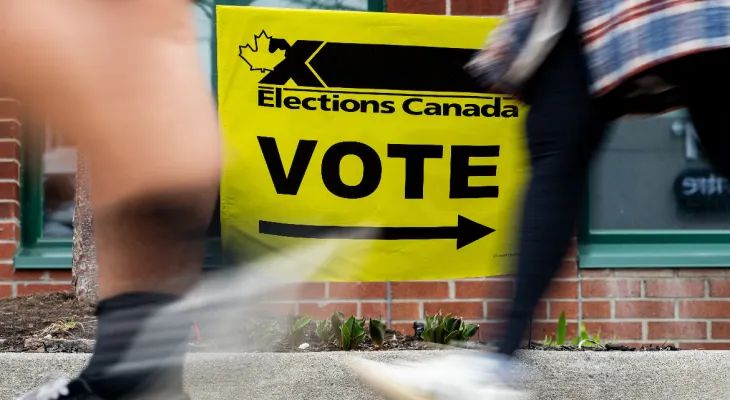 Liberals and conservatives in a heated race to the finish line on Canadian federal election day.
