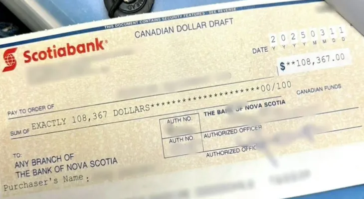 Petite entreprise en Ontario victime d'une fraude de 108 000 dollars via un chèque bancaire contrefait