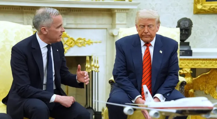 Trump reçoit Carney à la Maison-Blanche et relance la polémique : « Le Canada serait mieux en tant qu'État américain »