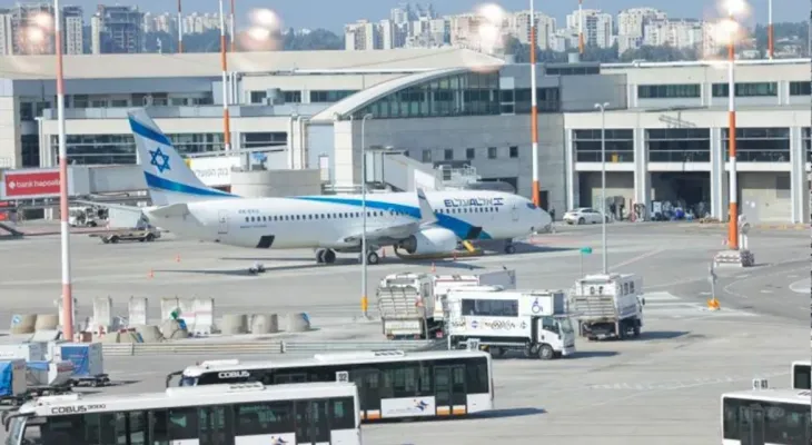 A sharp decline in daily passenger traffic at Ben Gurion Airport following the security escalation.